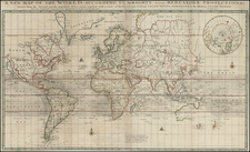 World and World Map By Herman Moll