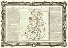 Asia and Holy Land Map By Buy de Mornas