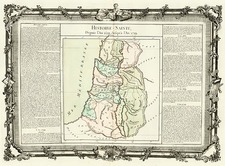 Holy Land Map By Buy de Mornas