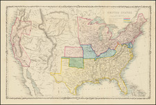 United States Map By Taliaferro Preston  Shaffner