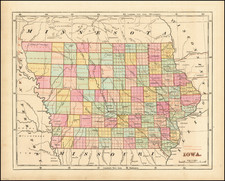 Iowa Map By Charles Morse