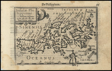 Philippines Map By Barent Langenes / Cornelis Claesz