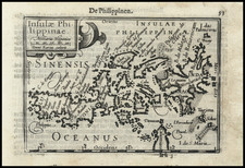 Philippines Map By Barent Langenes / Cornelis Claesz