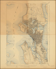 Washington Map By U.S. Geological Survey