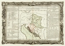Europe, Balkans, Italy and Mediterranean Map By Buy de Mornas