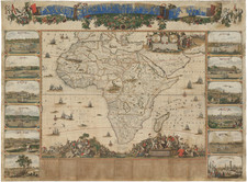 Africa Map By Nicolaes Visscher II / Hugo Allard