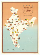 India and Pictorial Maps Map By Directorate of Advertising and Visual Publicity