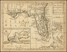 Florida Map By Gentleman's Magazine