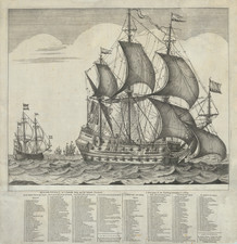 Naval & Marine Map By Jacobus Robijn