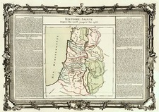 Holy Land Map By Buy de Mornas