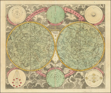 Celestial Maps and Curiosities Map By Georg Christoph Eimmart