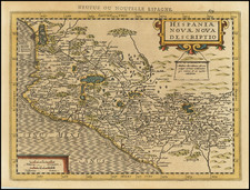 Mexico Map By Johannes Cloppenburg