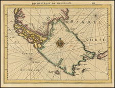 Argentina and Chile Map By  Gerard Mercator / Johannes Cloppenburg