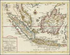Neue Karte von denen Sundaschen Eylanden, als Borneo, Sumatra, u: Gross Iava &c.Altona bey, Ionas Korte