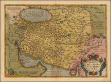 Persici Sive Sophorum Regni Typus By Abraham Ortelius