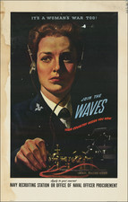 It's a woman's war too! Join the WAVES--Your country needs you now