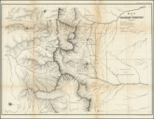 Colorado and Colorado Map By General Land Office