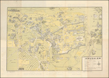 Jerusalem  / Guide Map of Jerusalem Ancient and New 