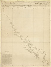 Baja California and California Map By Miguel Costansó / Alexander Dalrymple