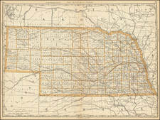 Nebraska Map By Rand McNally & Company