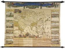 Asia and Australia Map By Hugo Allard / Nicolaes Visscher II