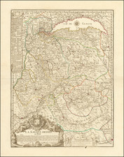 Switzerland, Northern Italy and Sud et Alpes Française Map By Le Pere Placide de St. Helene / Alexis-Hubert Jaillot