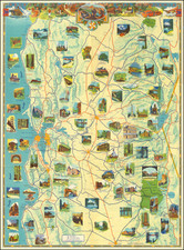 Pictorial Maps and California Map By Rand McNally & Company