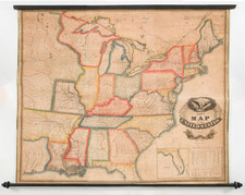 United States, South, Texas and Midwest Map By Amos Lay