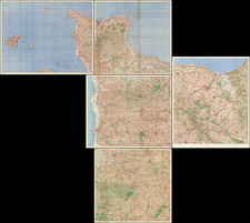 World War II and Nord et Nord-Est Map By War Office