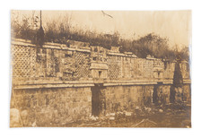 (Mexican Antiquities - Photography) [South Side of Nun's Palace, Uxmal; Palais Des Nonnes, à Uxmal; cote sud] [Plate 42 from:] Cités et Ruines Américaines