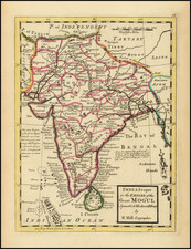 India Map By Herman Moll