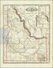 (Pocket Map Version) Railroad and County Map of Idaho