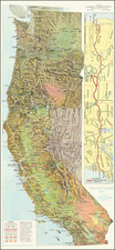 Oregon, Washington and California Map By Panama-Pacific International Exposition Co.