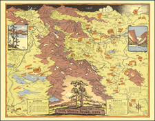 Colorado, Colorado and Pictorial Maps Map By Rocky Mountain Motor Co. / Richardson Rome