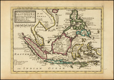 Philippines and Indonesia Map By Herman Moll