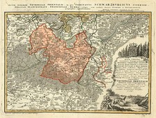 Germany Map By Homann Heirs