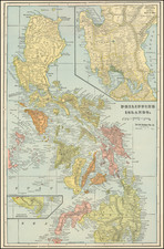 [ Philippine Islands ] This Pocket Map of Philippine Islands...  By The Fort Dearborn Publishing Co.