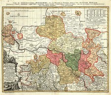 Europe and Germany Map By Homann Heirs