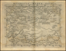 Moschovia Nuova Tavola By Girolamo Ruscelli