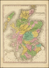 Scotland Map By Anthony Finley