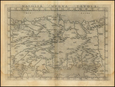 Turkey and Turkey & Asia Minor Map By Girolamo Ruscelli