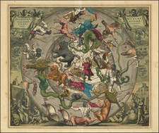 Celestial Maps Map By Andreas Cellarius