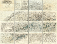 Switzerland Map By Johann Heinrich Weiss