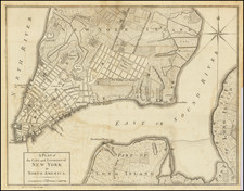 New York City and American Revolution Map By Universal Magazine