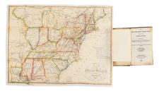 United States and Rare Books Map By John Melish