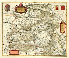 Spain Map By Willem Janszoon Blaeu