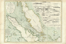 Singapore, Indonesia and Malaysia Map By Thomas Jefferys / Laurie & Whittle