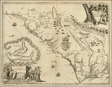 Southeast Map By John Ogilby - James Moxon