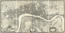 London Map By John Rocque / John Pine