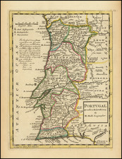 Portugal Map By Herman Moll